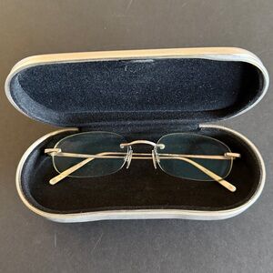 Movado Silver and Black Women's Glasses